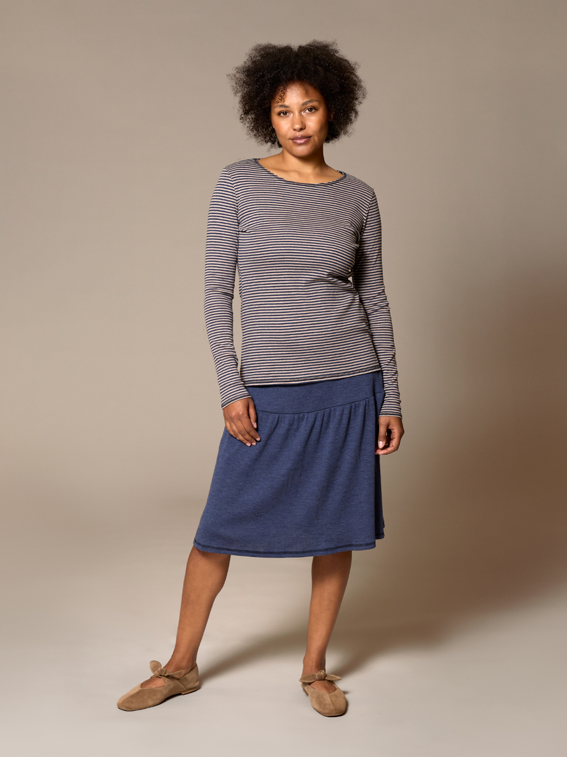 Ingvild skirt rib